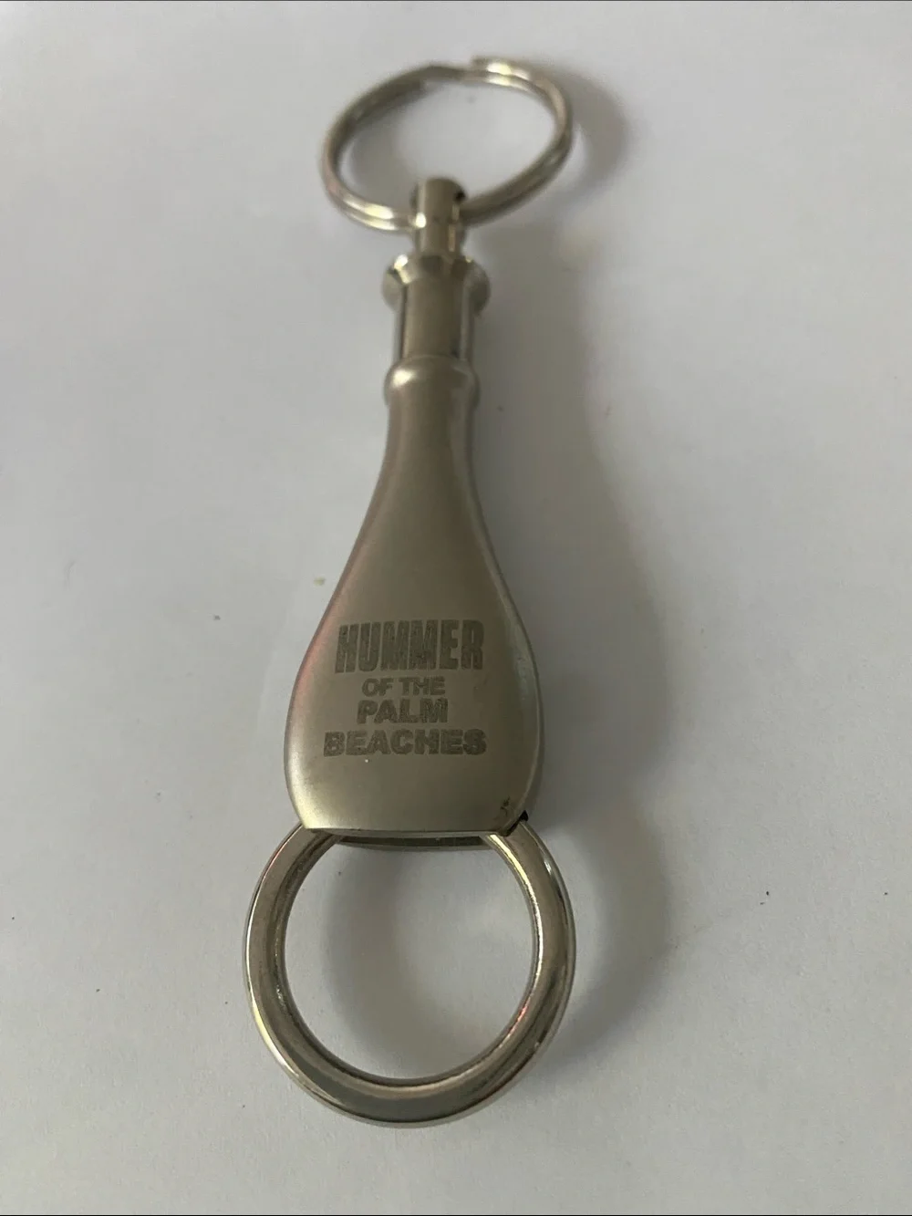 Silver Key chain hummer